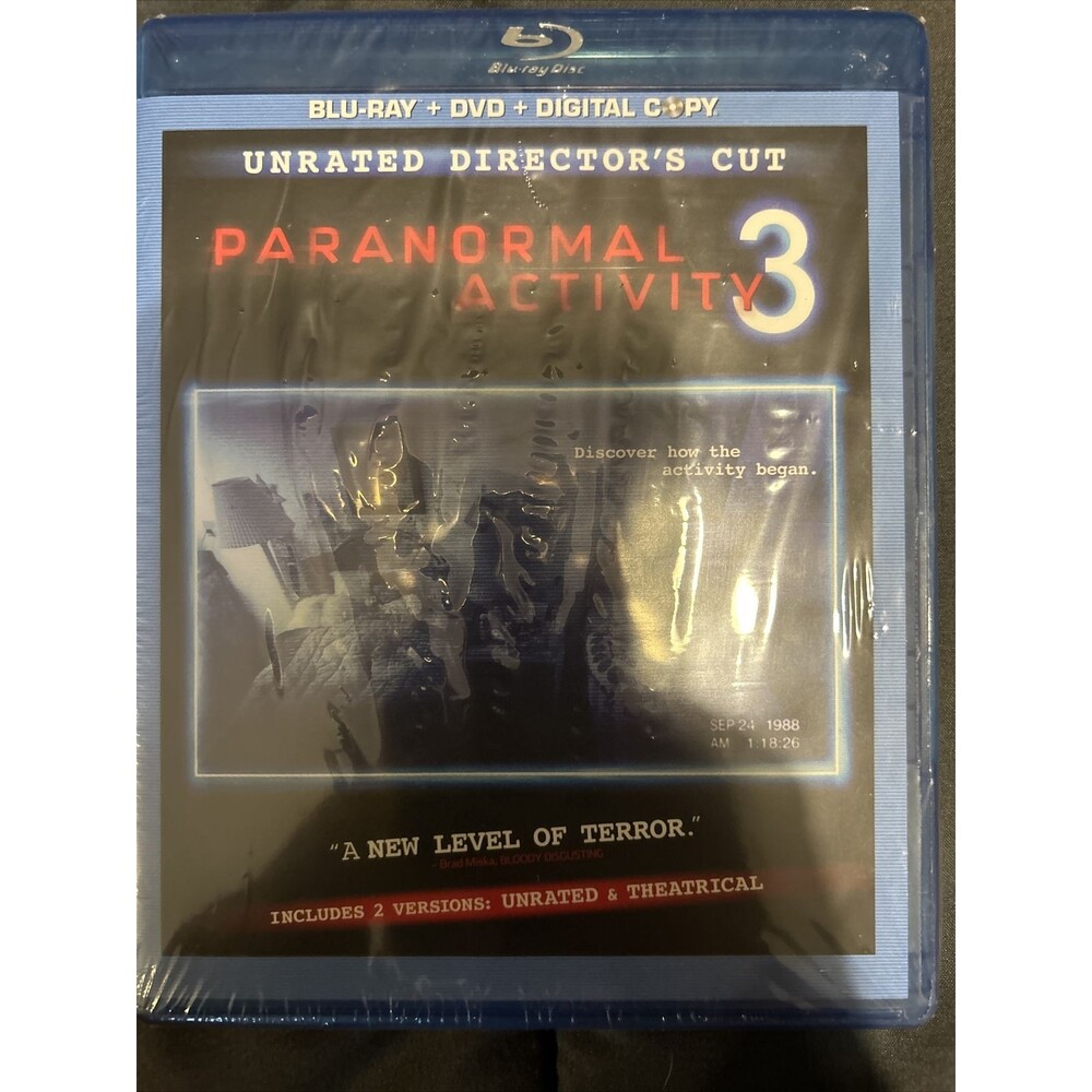 Paranormal Activity 3 (Blu-ray and DVD, 2011) *NEW / SEALED*